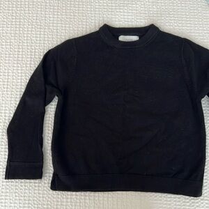 Zara kids size 6 lightweight black knit high neck sweater
